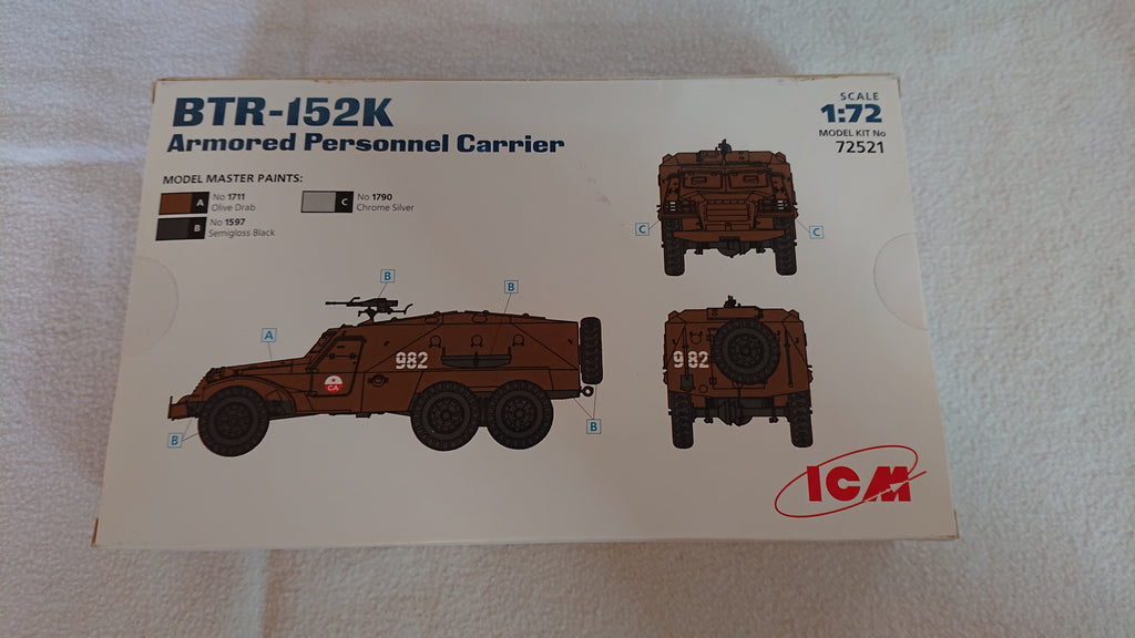 ICM 72521 BTR-152K Armored Personnel Carrier 1:72