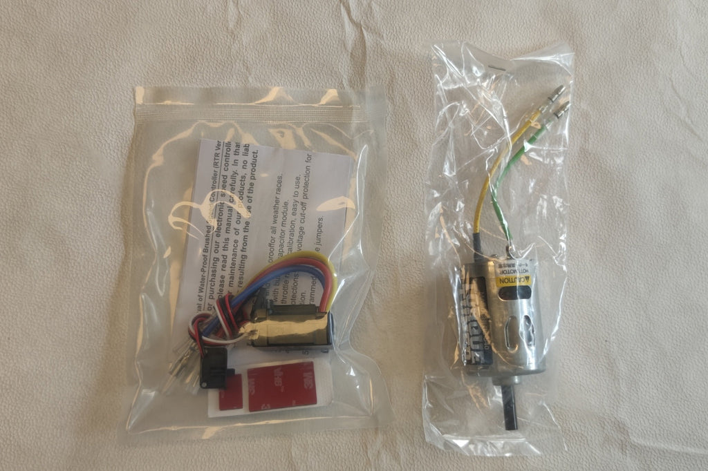 Tamiya Mabuchi RS-540 Torque Tuned Motor + Tamiya Hobbywing THW-1060-RTR Regler