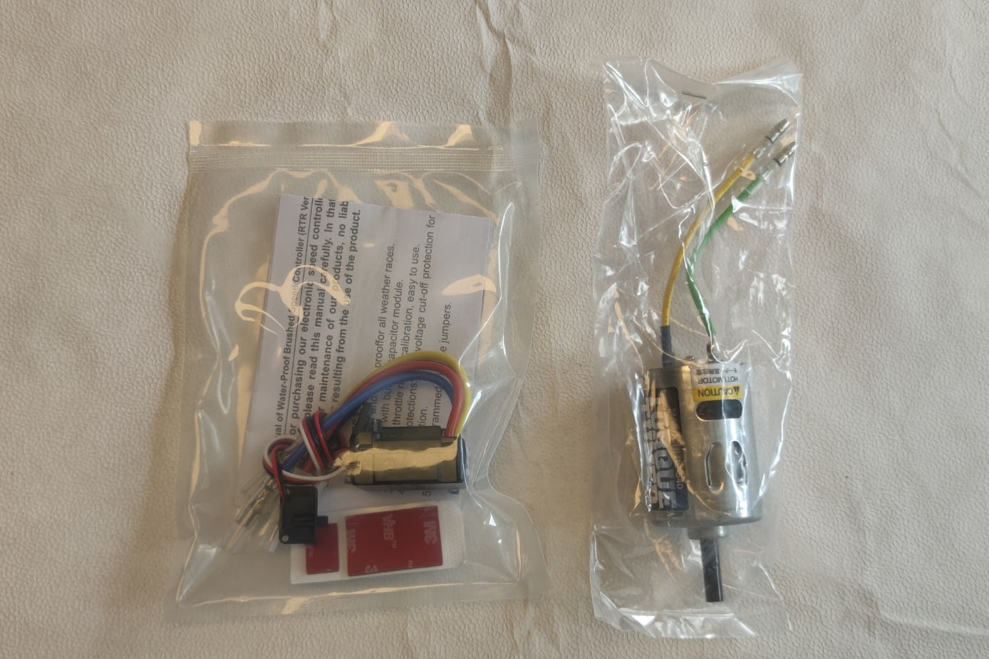 Tamiya Mabuchi RS-540 Torque Tuned Motor + Tamiya Hobbywing THW-1060-RTR Regler